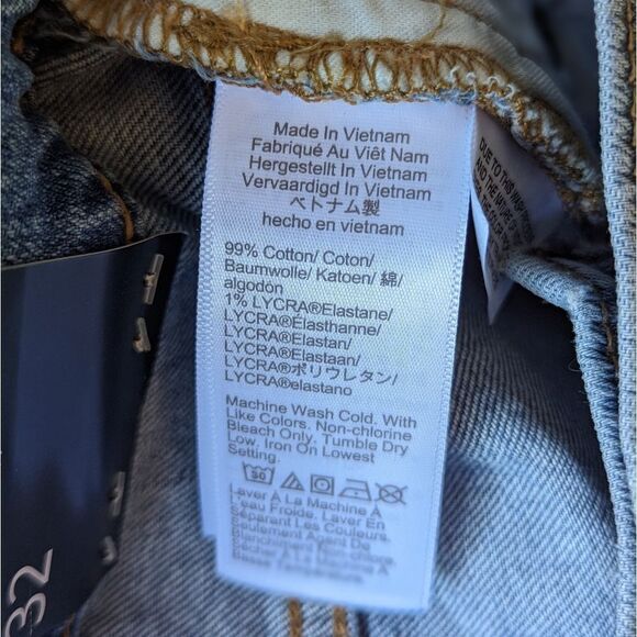 J.Crew Wide Leg High Rise Exposed Button Fly Jean Med Wash Sz 32 All Day Stretch - Picture 14 of 16